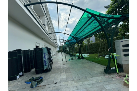 Tấm poly đặc solar light tại kiên giang phú quốc