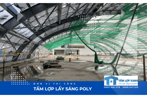 Toàn Thắng - Đơn vị thi công tấm lợp lấy sáng poly dân dụng