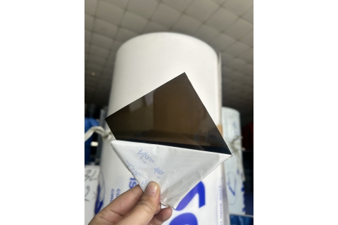 Tấm poly đặc solar light dày 5mm màu nâu trà