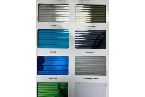 Tấm poly rỗng solar light dày 10mm trong suốt