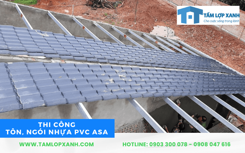 tôn nhựa pvc asa