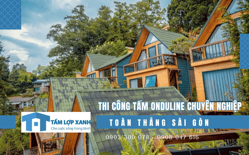 thi công tấm Onduline