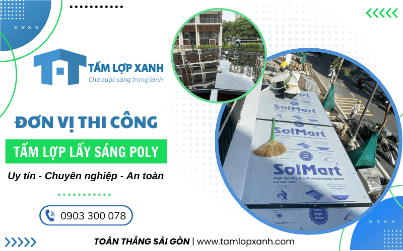 tấm lợp lấy sáng poly