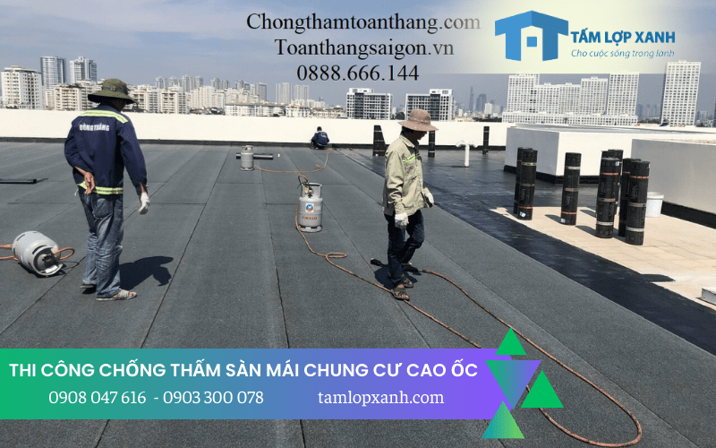 chống thấm sàn mái